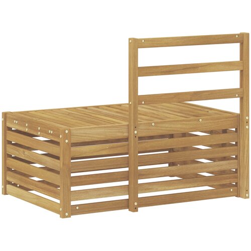  Set vanjskih sofa Bijela 91 x 63 x 73 cm Čvrsto drvo akacije Slike