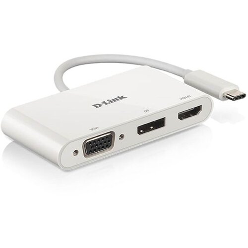 Hub Dlink 3-in-1 USB-C to HDMI/VGA/DP Adapter Slike