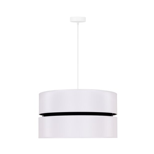 Duolla - Visilica na sajli DUO 1xE27/15W/230V prečnik 40 cm bela/crna Slike