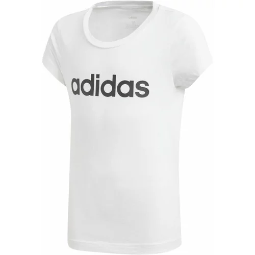Adidas YG E LIN TEE Majica za djevojčice, bijela, veličina