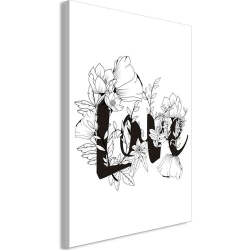  Slika - Love With Flowers (1 Part) Vertical 40x60 Cijene