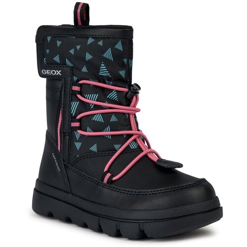 Geox Škornji za sneg J Willaboom Girl B A J36HWC 0BCMN C0922 D Black/Fuchsia Cene
