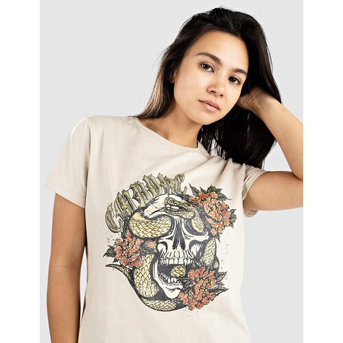 Empyre Serpent Eyes T-shirt mineral wash brown Cene