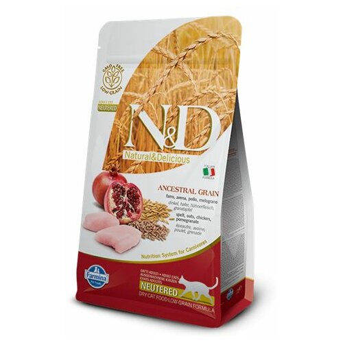 Farmina N&D hrana za sterilisane mačke low grain - piletina i nar 300gr Cene