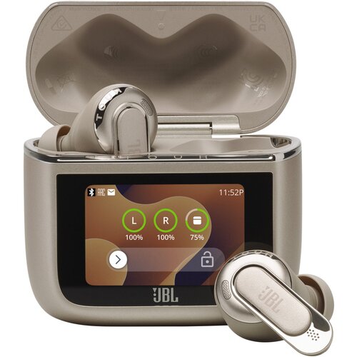 JBL Tour Pro 3 TWS Latte True Wireless slu&amp;scaron;alice Slike