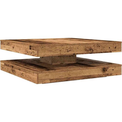 vidaXL Klubska mizica starinski les 90x90x34,5 cm Cene