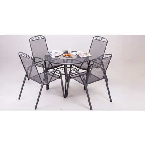 Olimp Sport Baštenska garnitura Sunshine siva 4 stolice i sto Cene