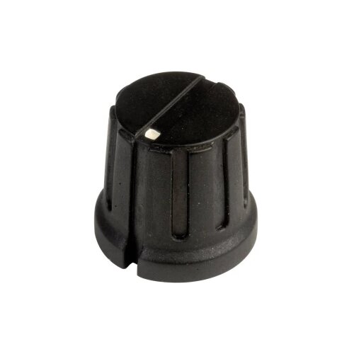 SCI Vrtljivi gumb s pokazivačem, crne boje (promjer x V) 15.5 mm x 14.2 mm PN-38D (6.4mm) 1 kom. Slike