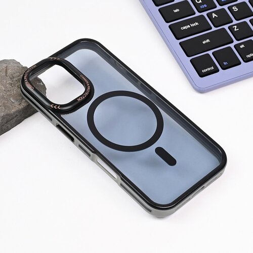  Torbica Magsafe Trendy za iPhone 16 6.1 crna Slike