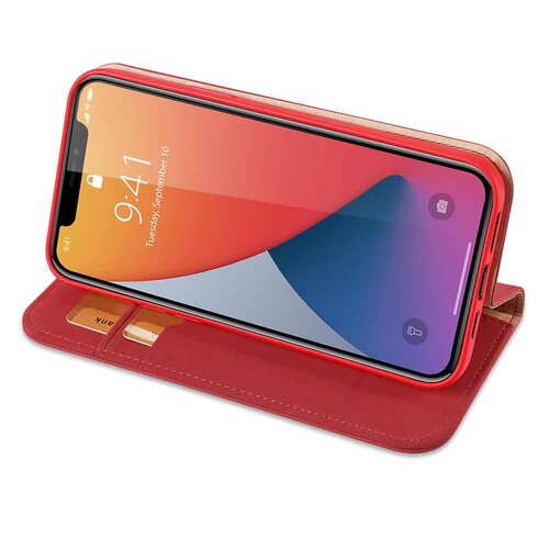 Dux ducis Wish Bookcase futrola od prave kože za iPhone 12 Pro Max Slike