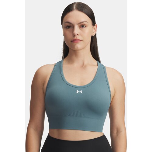 Under Armour Vanish Seamless Mid Bra-BLU - Women's Bra Cijene