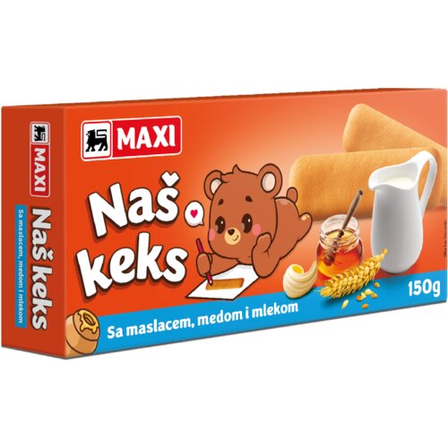 Maxi Nas Keks 150g Cene
