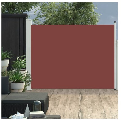  Uvlačiva bočna tenda za terasu 140 x 500 cm smeđa Cijene