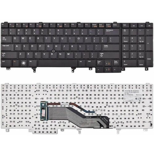 Xrt Europower tastatura za laptop dell latitude E5520 E5530 E6520 E6530 M6600 sa pozadinskim osvetljenjem Slike
