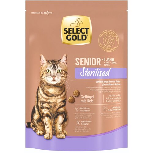 Select Gold Cat Sterilised Senior perad s rižom 300 g Cijene