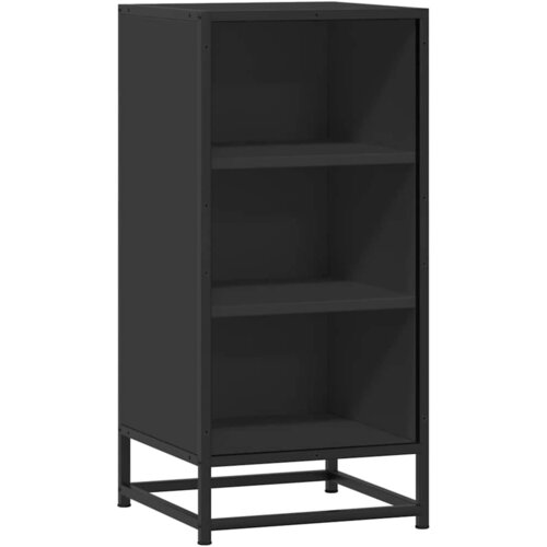 Maison Chic Komoda - Predalnik črna 35,5x35x76 cm inženirski les in kovina, (21722071) Slike