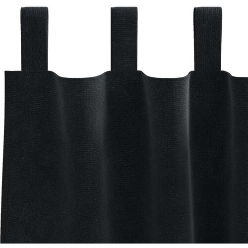 VidaXL Zavjese Crne Poliester 140 x 175 cm Ukrasne umetci Slike