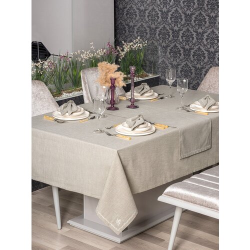 pera - soil soil tablecloth set (8 pieces) Slike