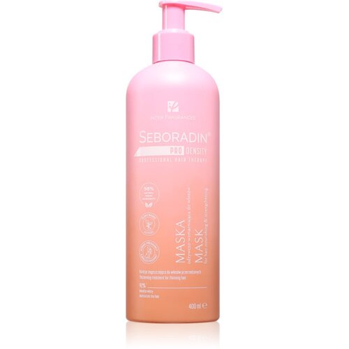 Seboradin PRO DENSITY Nourishing Mask hranjiva maska za kosu koja se prorjeđuje 400 ml Slike