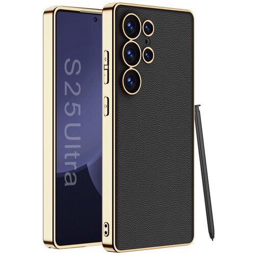 Maska S GOLD LINE za Samsung S938B Galaxy S25 Ultra 5G/ crna Cene