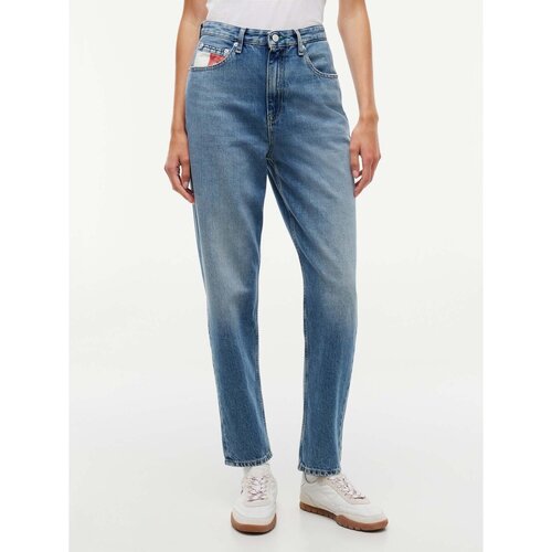 Tommy Jeans Jeans 90&amp;#039;S Mom High Tapere Modra Slike