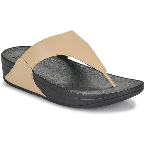 Fitflop Lulu Leather Toepost Bež Slike