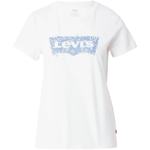 Levi's Majica 'The Perfect' sivkasto plava / bijela