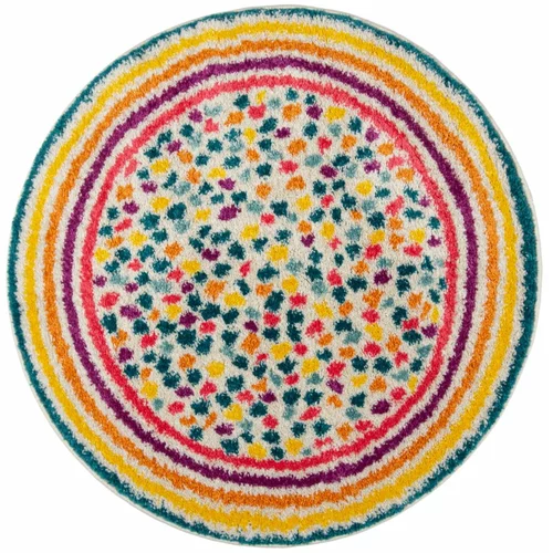 Flair Rugs Okrogla preproga 100x100 cm Rainbow Spot –