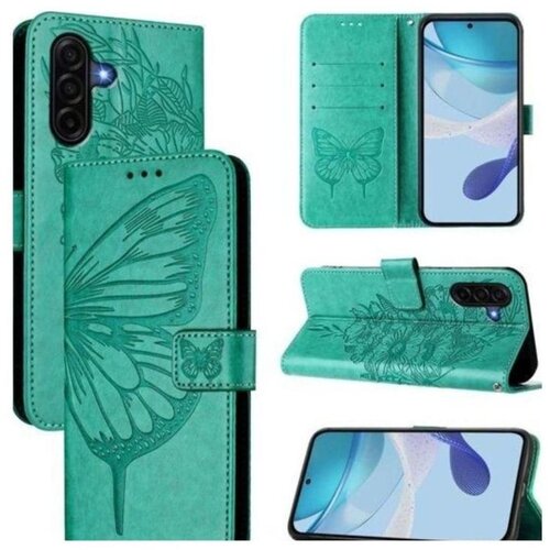 Chameleon Preklopna torbica (WLGO-Butterfly) za Samsung Galaxy A27 5G, turkizna Cene