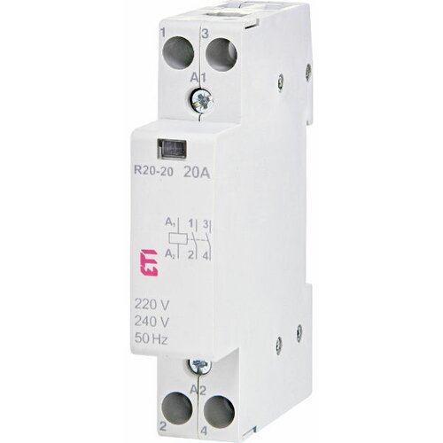 Eti modularni kontaktor 2P 1M R20-20 230V ETI Slike