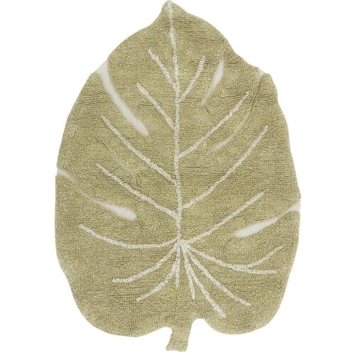 Lorena Canals Kaki zeleni periv/ručno rađen pamučan dječji tepih 75x100 cm Mini Monstera Olive &amp;ndash; Slike