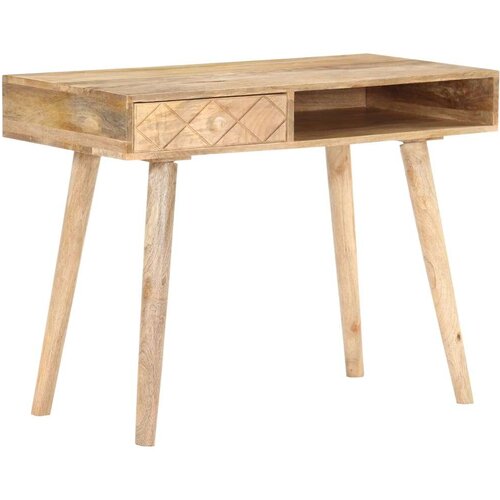 VidaXL toaletni stolić 100 x 50 x 76 cm od masivnog drva manga Slike