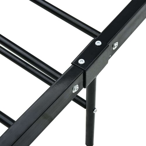 VidaXL Okvir za krevet crni metalni 160 x 200 cm Slike