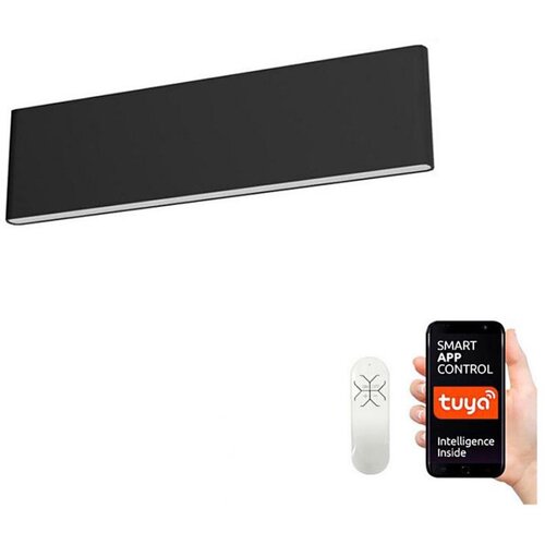  Immax NEO 07086L - prigušiva LED zidna lampa LISTON LED/8W/230V crna + daljinski upravljač Cene