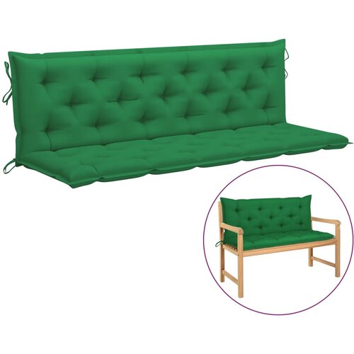 vidaXL Jastuk za ljuljačku zeleni 180 cm od tkanine Cijene