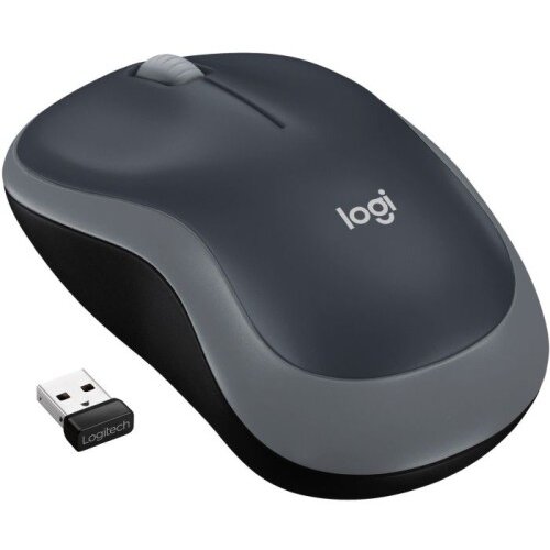 Logitech M185 Wireless mini mi&amp;scaron;ka, črna-siva Slike