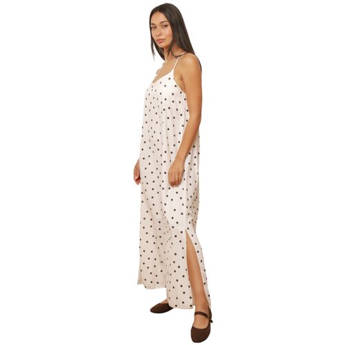 La Modeuse Dolge obleke 78481_P186931 Bež Cene