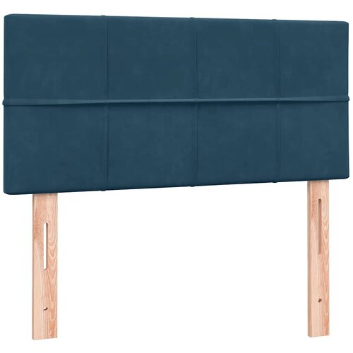 Box spring krevet s madracem tamnoplavi 80x220 cm bar&amp;scaron;unasti Slike