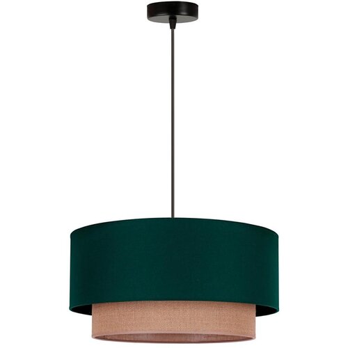  Duolla - Viseći luster na sajli BOHO 1xE27/15W/230V prečnik 45 cm zelena/smeđa Cene