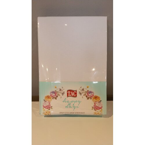 Tac Set posteljine Jersey, 160x220cm, Slonovača Cene