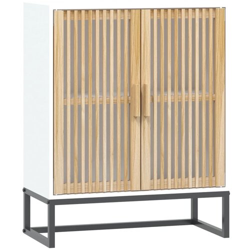 Maison Chic Komoda - Predalnik bela 60x30x75 cm inženirski les, (21716426) Slike