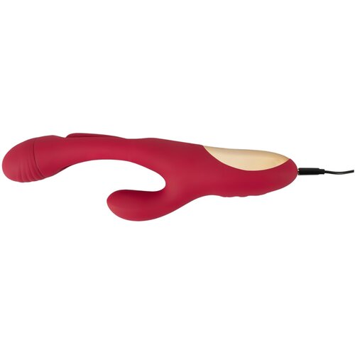 SMILE vibrator s jezikom koji petlja s klitorisom (crveni) Slike