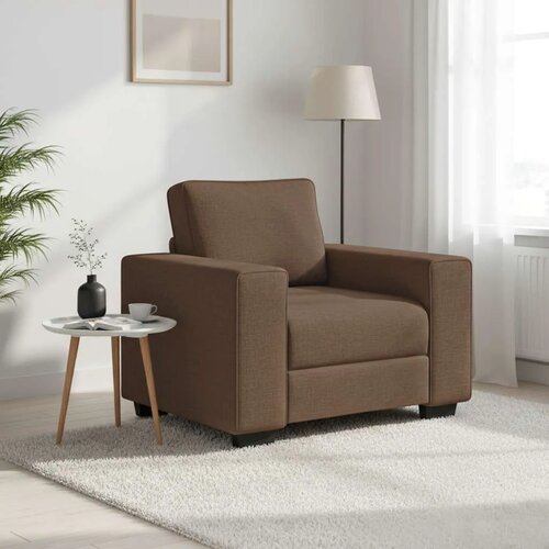 SOFA fotelja smeđa 100x77x82 cm tkanina - Smeđa 100 cm Cijene