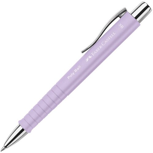 Olovka kemijska gumirana poly ball xb faber castell 241104 lila Slike