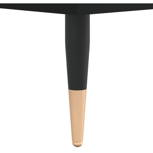  Stolić za kavu crni 90 x 44,5 x 45 cm od konstruiranog drva Crna Slike
