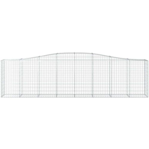  Lučne gabionske košare 4 kom 400x50x100/120cm pocinčano željezo Cijene