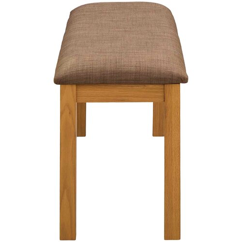  Klupa za blagovanje 95 x 32 x 45 cm Čvrsto Hrastovo Drvo Siva Slike