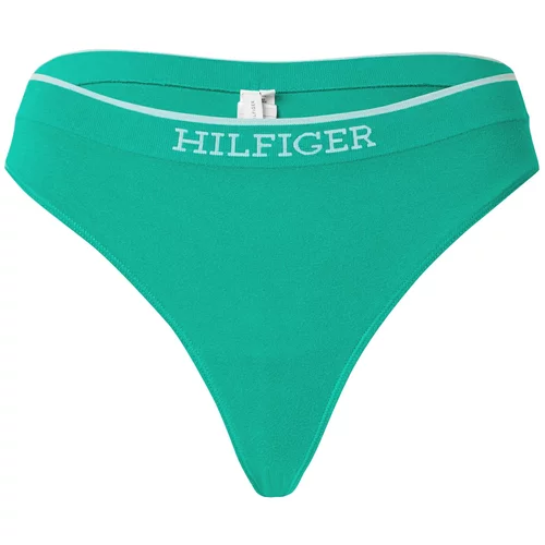 Tommy Hilfiger Underwear Tanga gaćice svijetloplava / smaragdno zelena