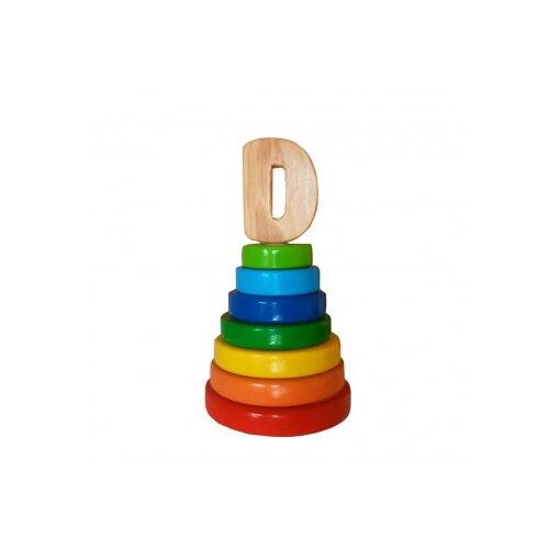 Hanah home drvena igračka toddler rainbow Slike