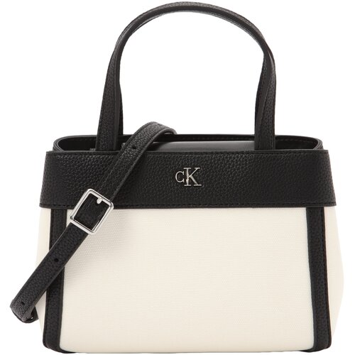 Calvin Klein Ročna torbica črna / bela Cene